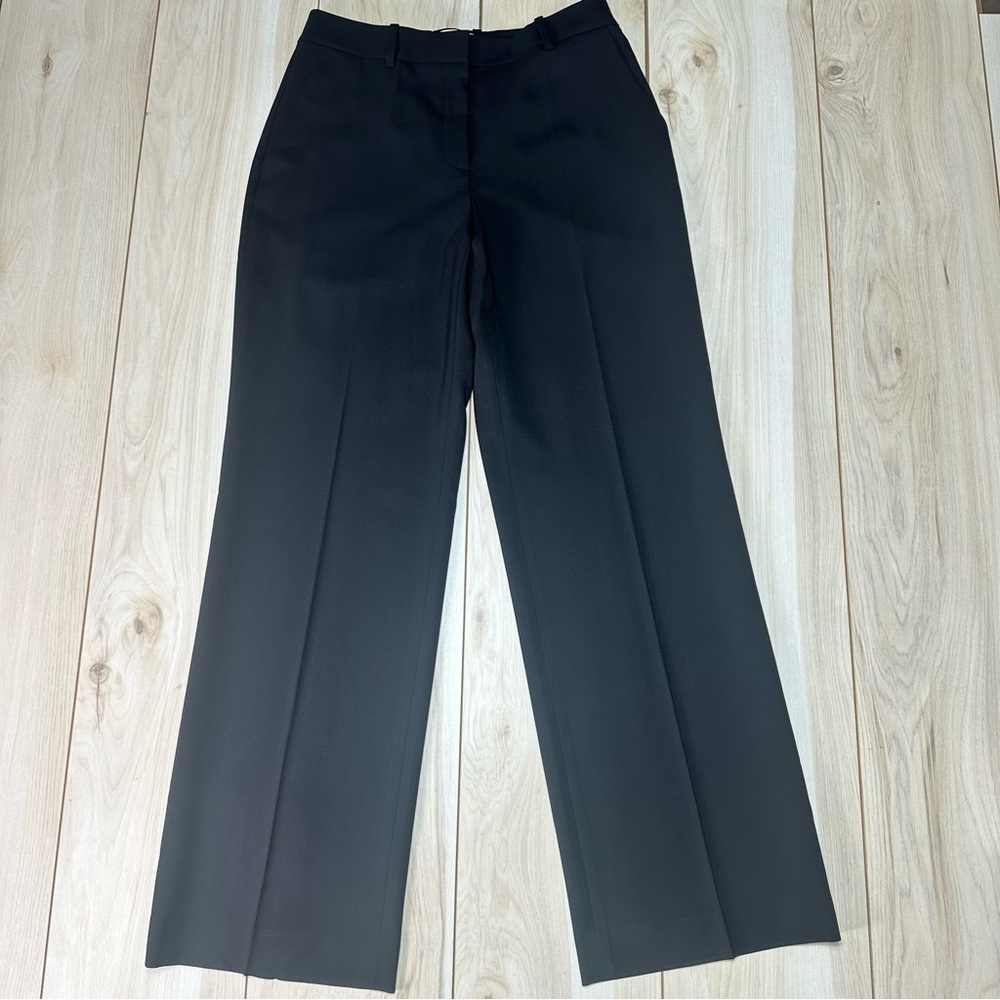 Lafayette 148 NY NWT Gates Dress Pants Size 6 Black Wool Blend MPC77R-2A38‎ New